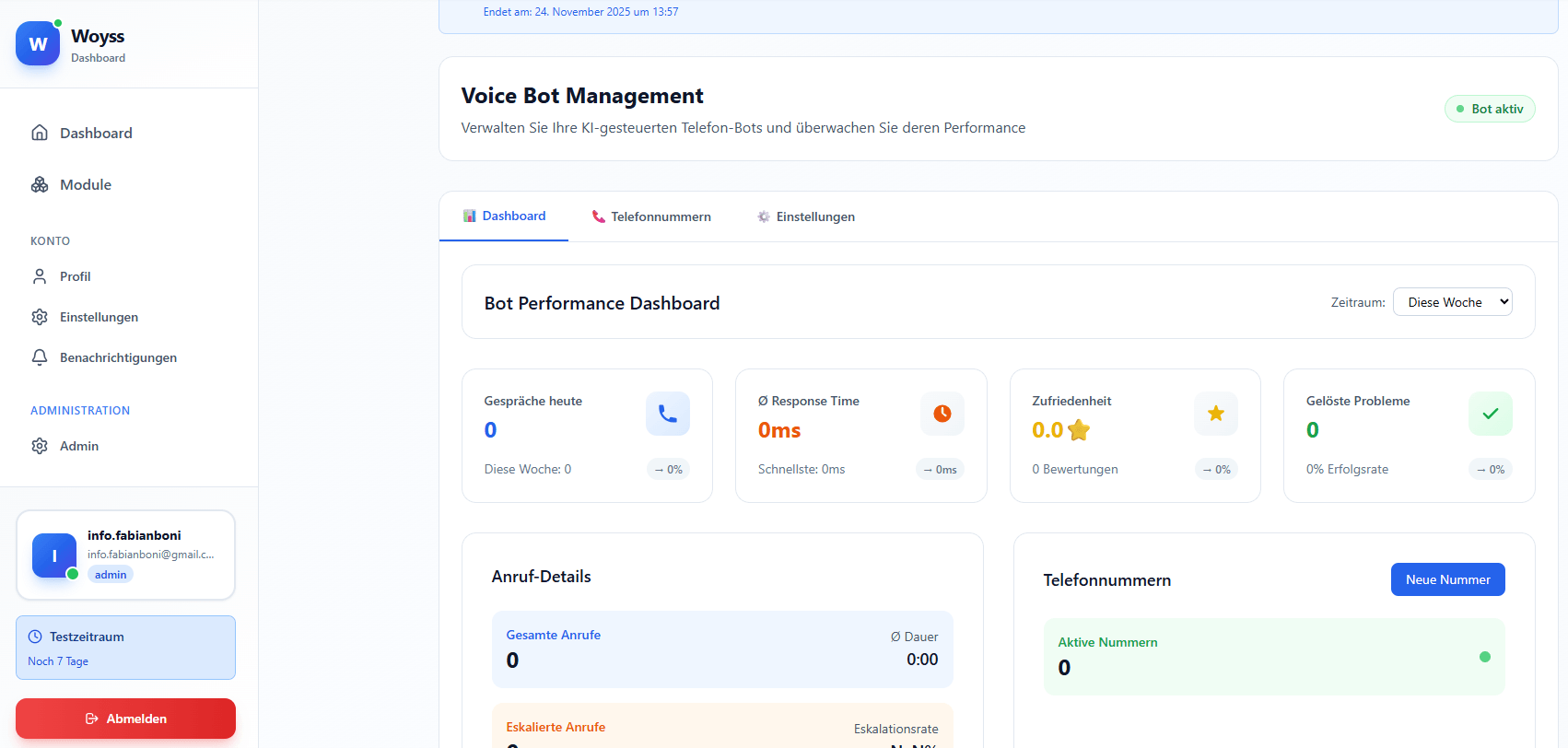 Module konfigurieren