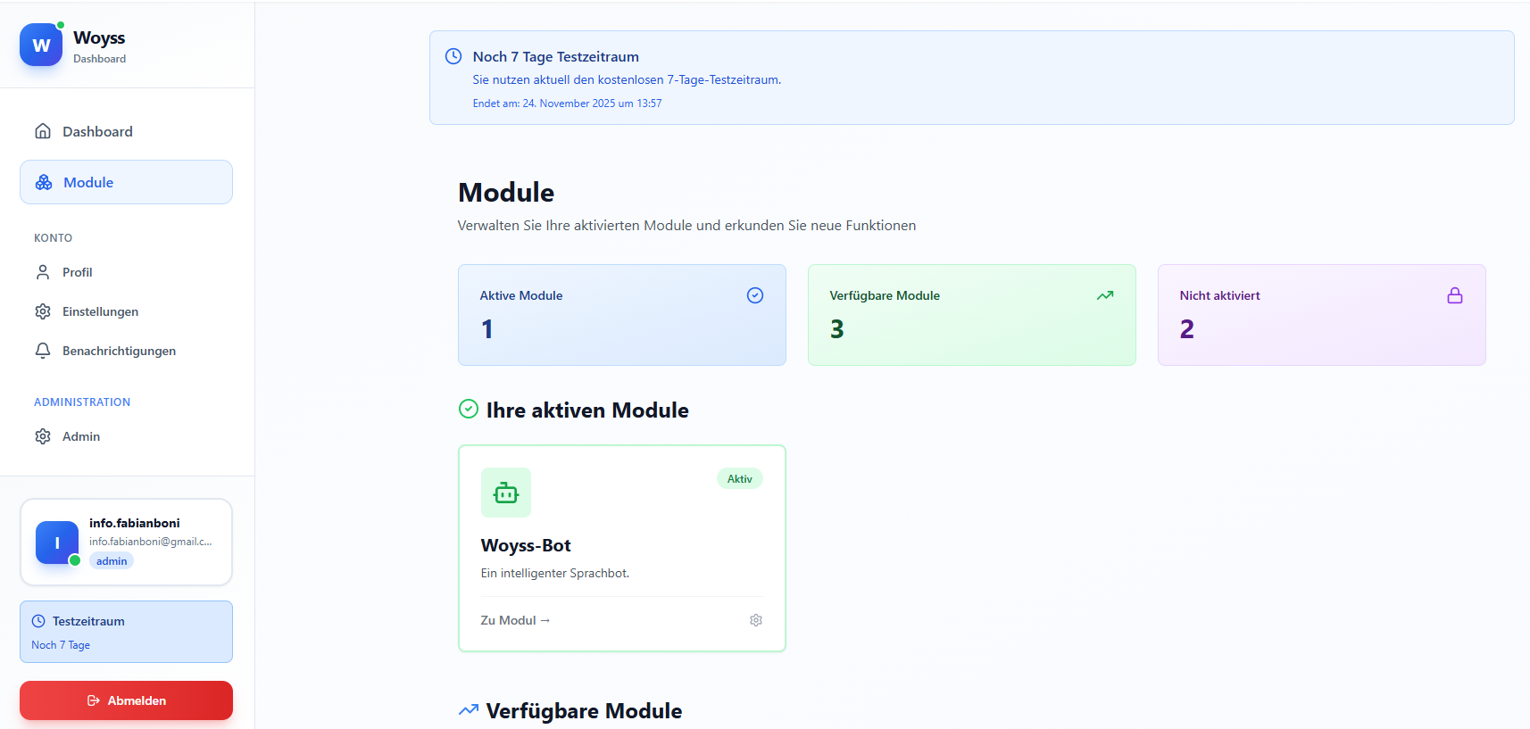 Automatisierung starten